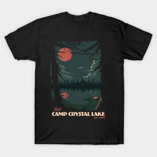 visit camp crystal lake T-Shirt